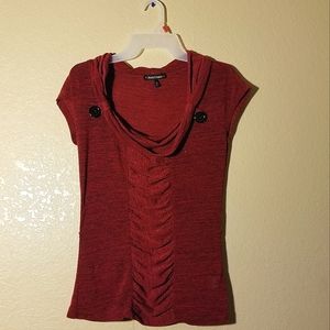 Red dress up blouse